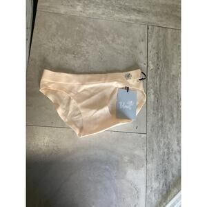 BLEUET Girls Chloe Seamless Modal Bikini Brief Cream -size 7/8